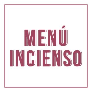 Menu Incienso